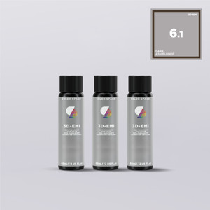 6.1 3D-EMI Dark Ash Blonde Kit Box 3x60ml